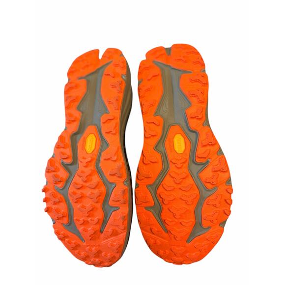 Hoka One One Speedgoat 5 Trail Running Shoes Brown Orange Camo Mens 10.5D main image 8